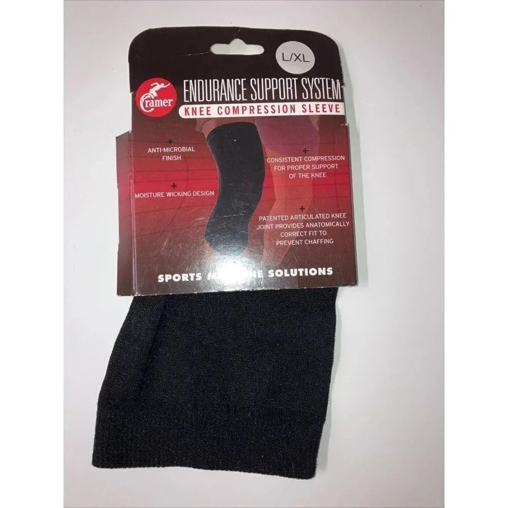 Cramer Endurance Support System Ankle Compression Sleeve Pair for Men, L/XL